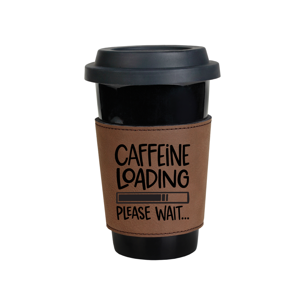 Leatherette Coffee Cup Sleeves Your choice of design