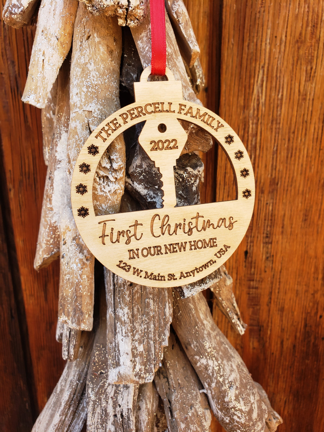 Personalized First Christmas Globe Ornament